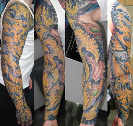Tattoos - Biomech Sleeve - 113986